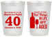 Personalized Birthday 20 oz Frosted Cups - 40th Wine | 20155
