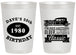 Personalized Birthday 20 oz Frosted Cups - 50th Classic Car | 20156