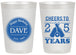 Personalized Birthday 20 oz Frosted Cups - Cheers To 25 Years | 20164