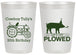 Personalized Birthday 20 oz Frosted Cups - 30th Get Plowed | 20166