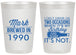 Personalized Birthday 20 oz Frosted Cups - 40th | 20171