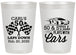 Personalized Birthday 20 oz Frosted Cups - 50th Race Car | 20187