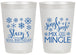 Personalized Birthday 20 oz Frosted Cups - 30th Christmas | 20188