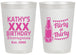 Personalized Birthday 20 oz Frosted Cups - 30th Flirty At Thirty | 20191