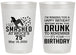 Personalized Birthday 20 oz Frosted Cups - 75th | 20195