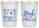 Personalized Birthday 20 oz Frosted Cups - 25th Christmas | 20197