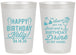 Personalized Birthday 20 oz Frosted Cups - Sun Sand Drink Hand | 20202