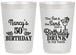 Personalized Birthday 20 oz Frosted Cups - 50th | 20203