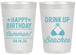 Personalized Birthday 20 oz Frosted Cups - Drink Up Beaches | 20208