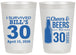 Personalized Birthday 20 oz Frosted Cups - Cheers Beers To 30 Years | 20214