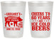 Personalized Birthday 20 oz Frosted Cups - 60th Barbeque Bbq | 20217