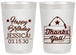 Personalized Birthday 20 oz Frosted Cups - Country Farm | 20221