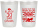 Personalized Birthday 20 oz Frosted Cups - 30th Bar Crawl | 20233