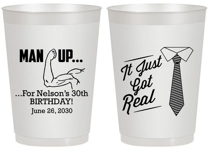 Personalized Birthday 20 oz Frosted Cups - 30th | 20234