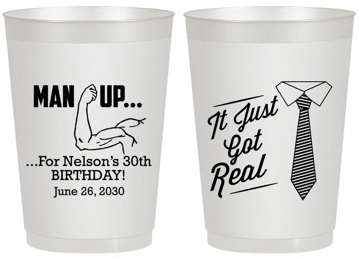 Personalized Birthday 20 oz Frosted Cups - 30th | 20234