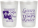 Personalized Birthday 20 oz Frosted Cups - 25th Mardi Gras | 20245