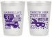 Personalized Birthday 20 oz Frosted Cups - 30th Mardi Gras | 20246