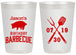 Personalized Birthday 20 oz Frosted Cups - Barbeque Bbq | 20253