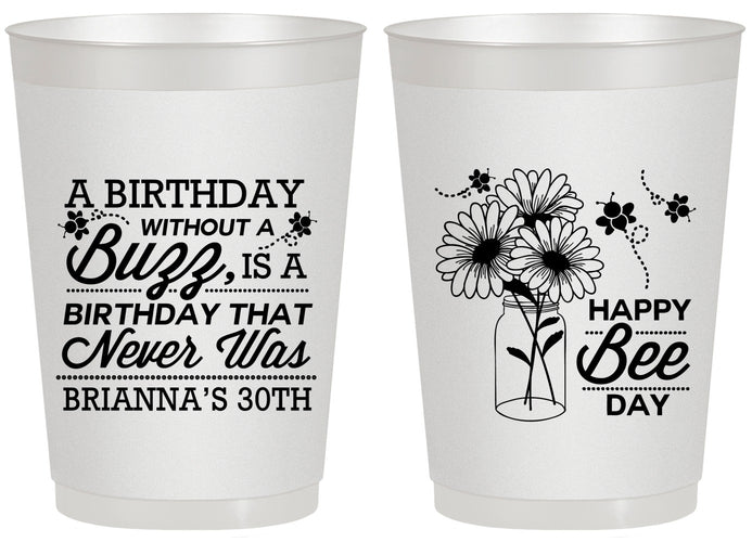 Personalized Birthday 20 oz Frosted Cups - 30th | 20255