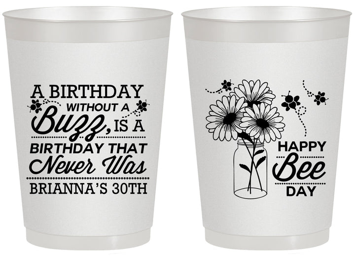 Personalized Birthday 20 oz Frosted Cups - 30th | 20255