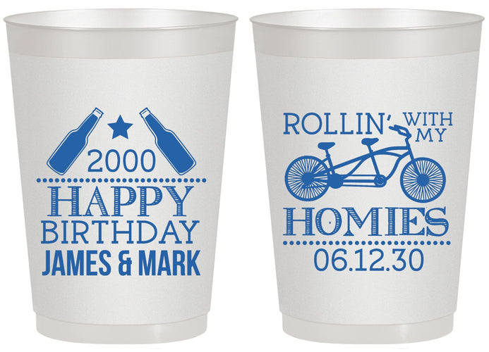 Personalized Birthday 20 oz Frosted Cups - 30th | 20259