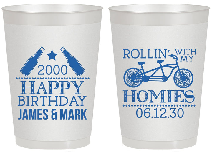 Personalized Birthday 20 oz Frosted Cups - 30th | 20259