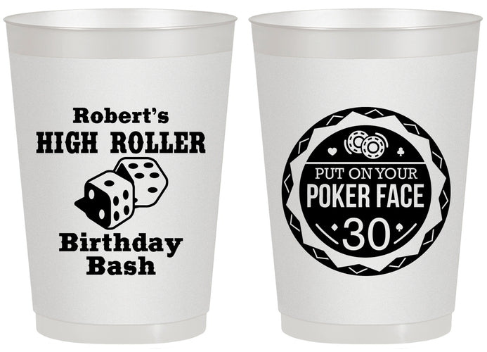 Personalized Birthday 20 oz Frosted Cups - 30th Las Vegas | 20262