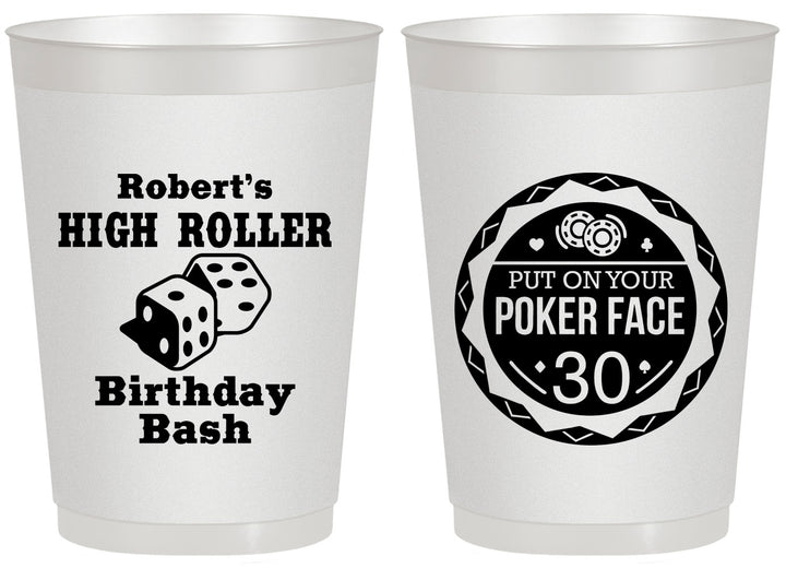 Personalized Birthday 20 oz Frosted Cups - 30th Las Vegas | 20262