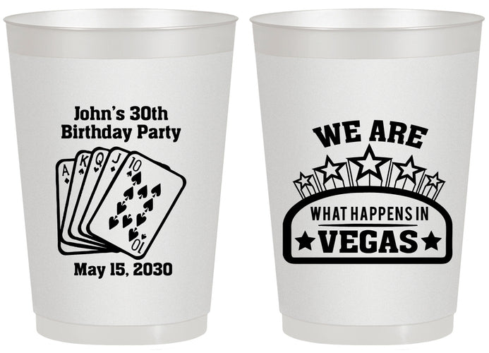 Personalized Birthday 20 oz Frosted Cups - 20th Las Vegas | 20263