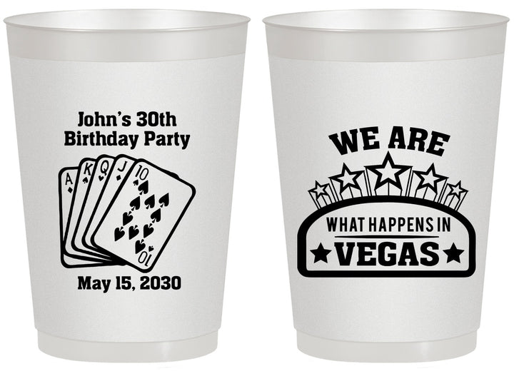 Personalized Birthday 20 oz Frosted Cups - 20th Las Vegas | 20263