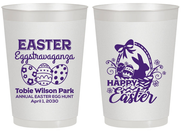 Personalized Easter 20 oz Frosted Cups - Easter Bunny | 210008