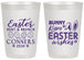 Personalized Easter 20 oz Frosted Cups - Bunny Kisses Eggs | 210014