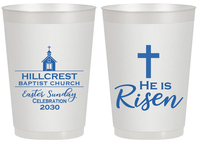Personalized Easter 20 oz Frosted Cups - Easter Sunday | 210021
