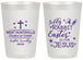 Personalized Easter 20 oz Frosted Cups - Easter Is For Jesus | 210022