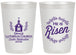 Personalized Easter 20 oz Frosted Cups - He Is Risen | 210026
