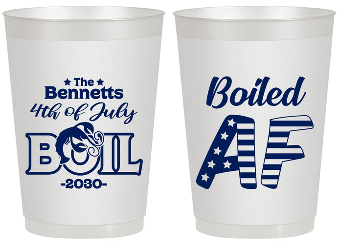 Personalized 4th Of July 20 oz Frosted Cups - Crawfish Boil | 220017