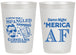 Personalized 4th Of July 20 oz Frosted Cups - Merica Af | 220031