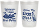 Personalized 4th Of July 20 oz Frosted Cups - Boat River | 220033