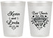 Personalized Wedding 20 oz Frosted Cups - Best Friends | 221