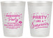 Personalized Awareness 20 oz Frosted Cups - Party Like A Survivor | 230003