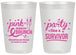 Personalized Awareness 20 oz Frosted Cups - Party Like A Survivor | 230005