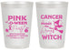 Personalized Awareness 20 oz Frosted Cups - Wrong Witch | 230010