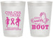 Personalized Awareness 20 oz Frosted Cups - Give Cancer A Boot | 230011