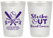 Personalized Awareness 20 oz Frosted Cups - Baseball Strick Out | 230016