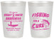 Personalized Awareness 20 oz Frosted Cups - Fishing For A Cure | 230018