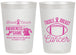 Personalized Awareness 20 oz Frosted Cups - Football Tackle | 230019