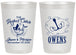 Personalized Wedding 20 oz Frosted Cups - The Perfect Catch | 232