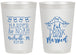 Personalized Wedding 20 oz Frosted Cups - Eat Drink Be Married | 235