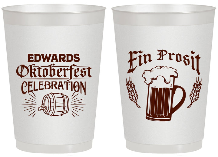 Personalized Oktoberfest 20 oz Frosted Cups - Ein Prosit | 240002