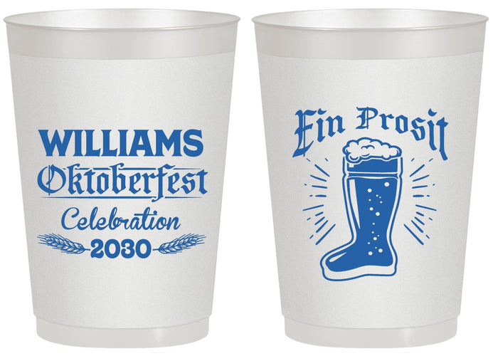 Personalized Oktoberfest 20 oz Frosted Cups - Ein Prosit | 240003